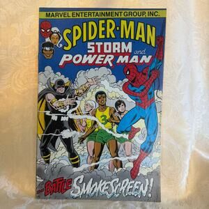 Spider-Man Storm Power Man Battle Smokescreen Marvel ACS Promo Comic